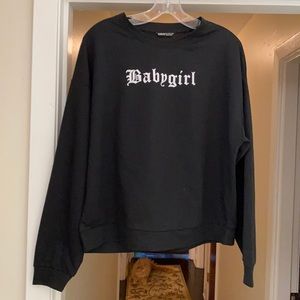Babygirl sweat shirt